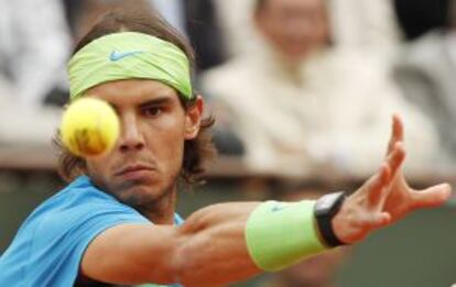 Rafael Nadal, durante la pasada edici&oacute;n de Roland Garros
