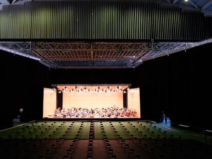 Concierto-grabación de la OSG en su nueva sede del Coliseum de A Coruña.