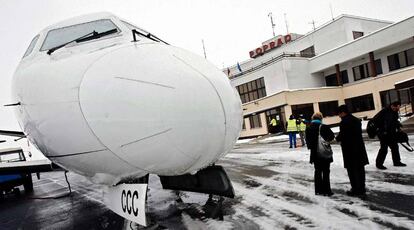 Imagen de 2007 del aeropuerto de Poprad-Tatry, a 340 kilómetros de Bratislava, desde donde partió el pasajero con explosivos en la maleta.