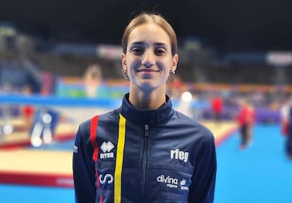 La gimnasta María Herranz meningitis B