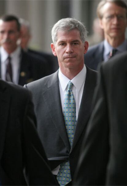 En la imagen, el ex director financiero de Enron Andrew Fastow.