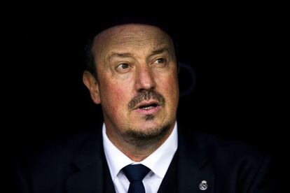 Ben&iacute;tez, en el banquillo del Bernab&eacute;u