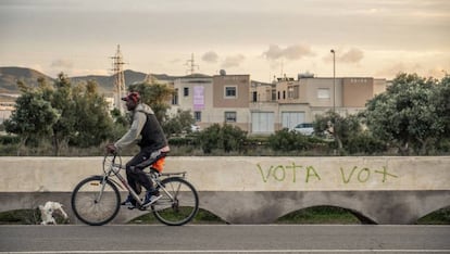 Graffiti in Níjar.