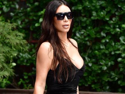 Kim Kardashian, por las calles de Nueva York.