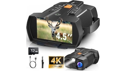 Gafas de visión nocturna, con cámara de foto y vídeo.