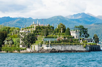 Los exuberantes jardines de la isla Bella.