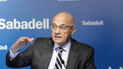 Josep Oliu, presidente de Sabadell.