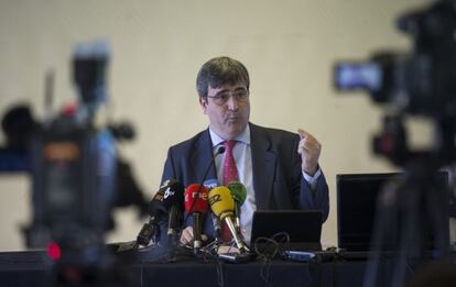 Miguel Cardenal, en la rueda de prensa.