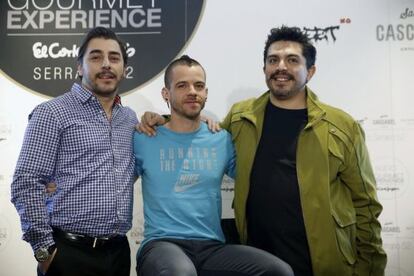 De izquierda a derecha: Jordi Roca, Davis Muñoz y Roberto Ruiz.