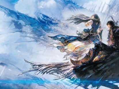 Jill y Clive, protagonistas de 'Final Fantasy XVI', en una imagen promocional del juego.