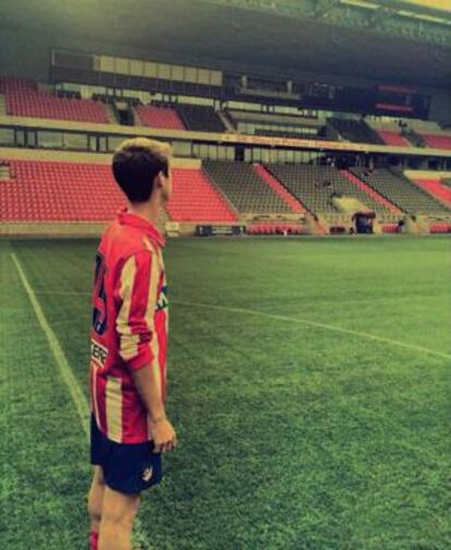 David Silos, en el Vicente Calderón.