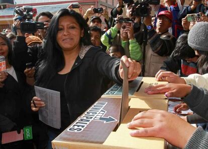 Soledad Chapetón, la alcaldesa de El Alto.