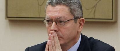 El ministro de Justicia, Alberto Ruiz-Gallardón.