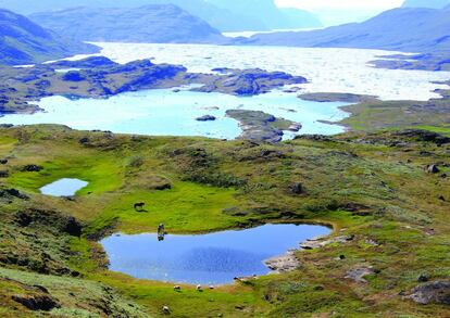 Kujataa es un paisaje agrícola subártico situado en la región sur de Groenlandia. Encierra testimonios de las historias culturales paleo-esquimales –de los pueblos cazadores-recolectores llegados de Islandia a partir del siglo X–, y de las migraciones de granjeros nórdicos, de cazadores inuit y de las comunidades inuit que se desarrollaron a partir de finales del siglo XVIII. A pesar de sus diferencias, estas dos culturas –la nórdica groenlandesa y la europea inuit– y las condiciones ambientales específicas del lugar crearon un paisaje cultural basado en la agricultura, el pastoreo y la caza de mamíferos marinos. Este paisaje atestigua de la más antigua introducción de la agricultura en el Ártico y de la primera instalación de un asentamiento nórdico fuera de Europa.