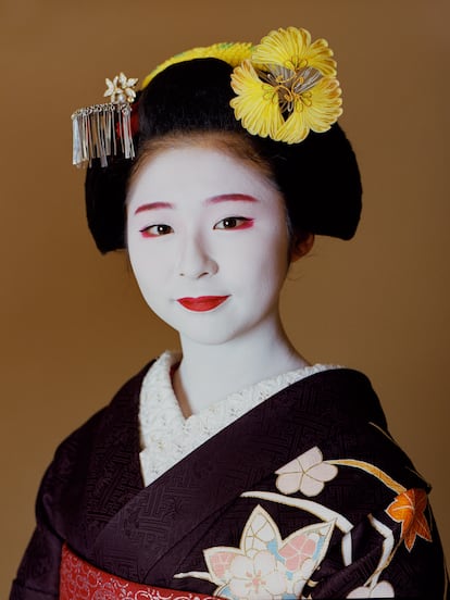 'Maiko o aprendiz de geisha', fotografía de Coco Capitán, una imagen cedida por Kyotographie.