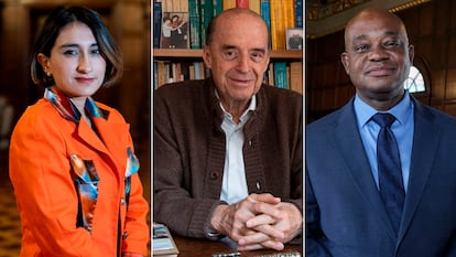 Laura Sarabia, Álvaro Leyva y Luis Gilberto Murillo.