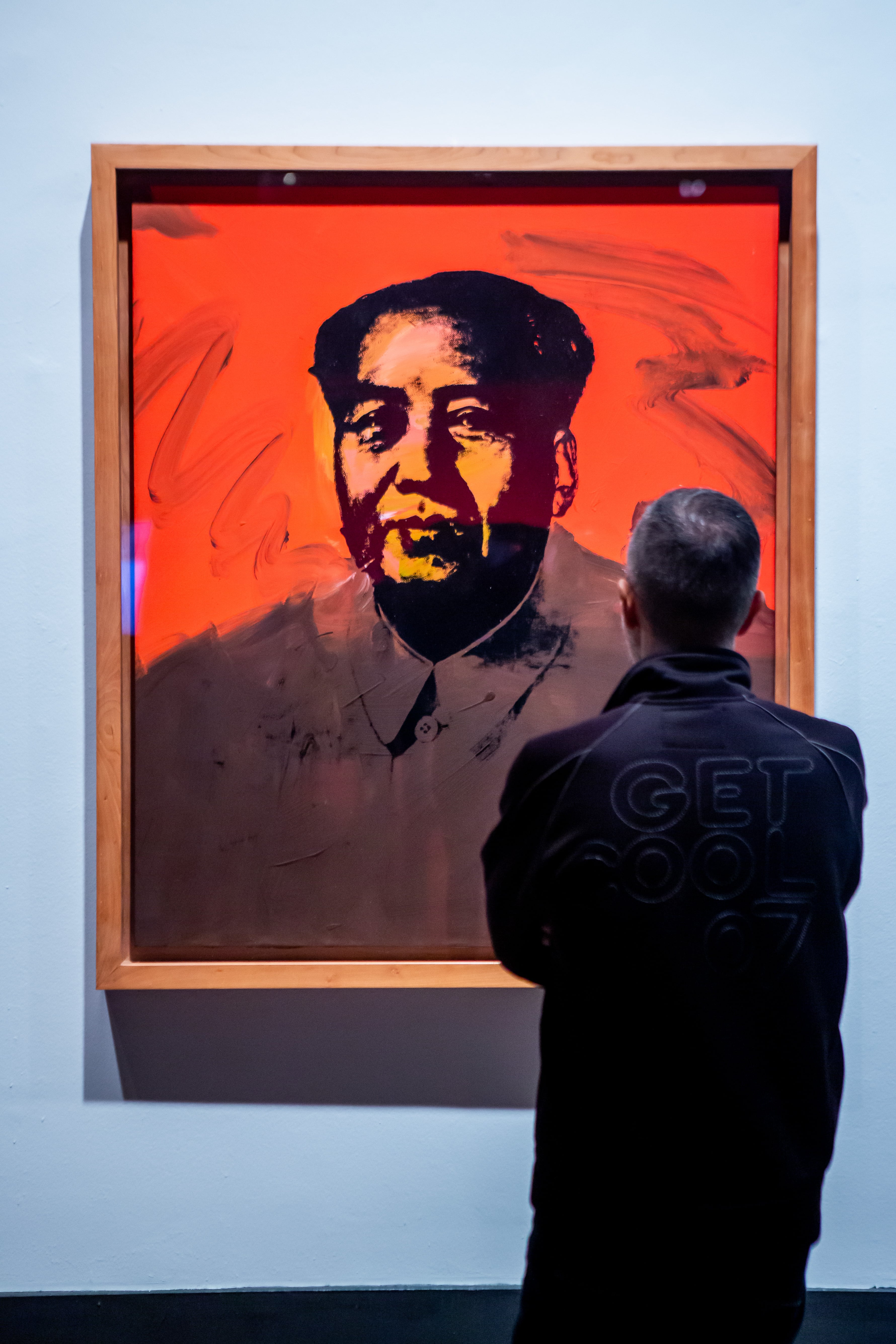 El icónico cuadro titulado 'Mao', expuesto en el museo de la FAAP hasta fin de mes.