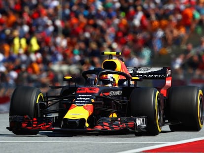 Verstappen, durante el GP de Austria.