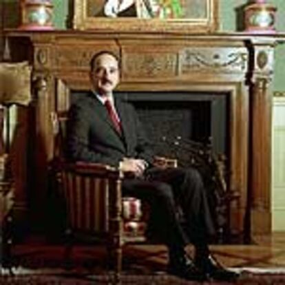 Sharif Alí Bin al Husein, en su casa del barrio de Kensington, en Londres.