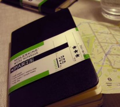 Cuaderno de viajes de París de Moleskine