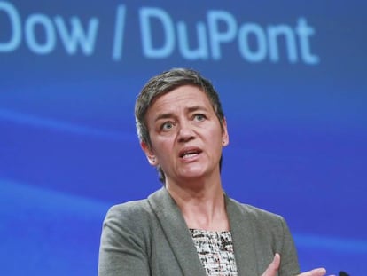 La comisaria europea de Competencia, Margrethe Vestager. reuters