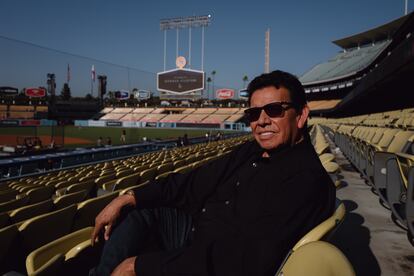 Fernando Valenzuela en el Dodger Stadium, en septiembre de 2023 en Los Ángeles, California.