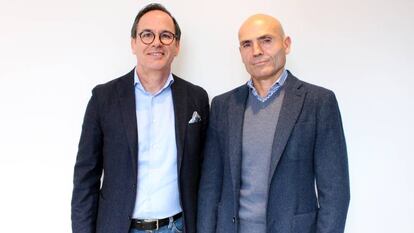 Juan Pablo Giménez, consejero delegado de Increnta, y Miguel Artero, presidente de Salesland