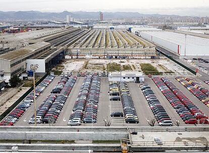 Extensión ocupada por la antigua fábrica de la Seat en la Zona Franca de Barcelona.