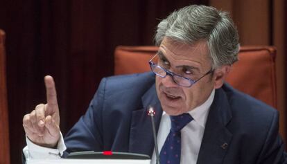 Daniel de Alfonso declara en la comisión del Parlament.