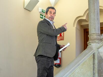 Vicente Barrera, en la sede de la vicepresidencia primera de la Generalitat, el pasado mes de enero.