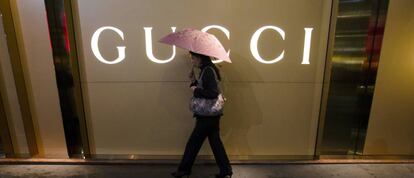 Una de las tiendas de Gucci en China. 