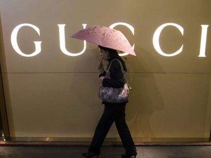 Una de las tiendas de Gucci en China. 