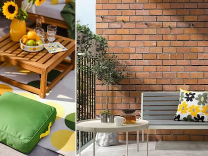 Algunas ideas de cómo combinar los muebles y accesorios para terraza y jardín. IKEA.