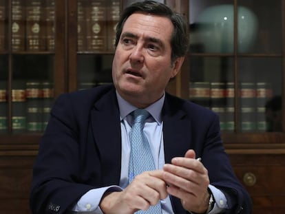 Antonio Garamendi, presidente de la CEOE.