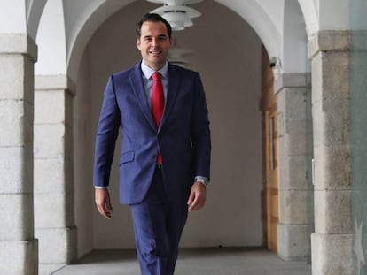 El vicepresidente de la Comunidad de Madrid, Ignacio Aguado (Ciudadanos).