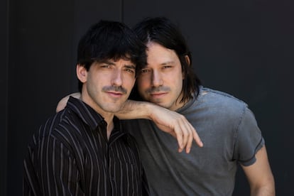 Los hermanos Hernández, Víctor y Álex, la semana pasada en Barcelona