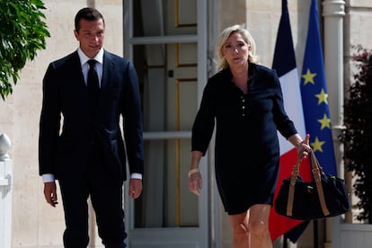 Marine Le Pen y Jordan Bardella