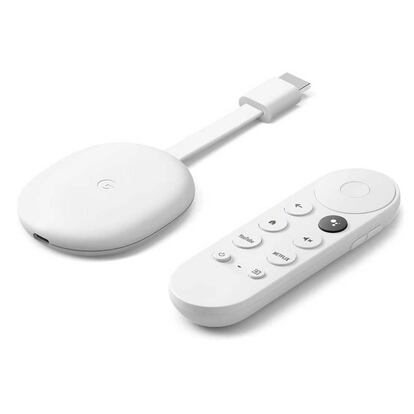 Chromecast con mando blanco