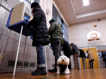 Voters cast their ballots in Wisconsin for Supreme Court, April 4, 2023.