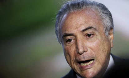 O vice-presidente Michel Temer.