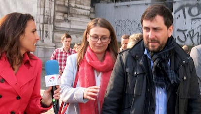 Toni Comín, a Brussel·les.