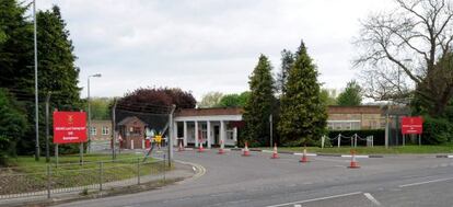 Cuartel de Bassingbourn, en Cambridge, que albergó a los soldados libios.