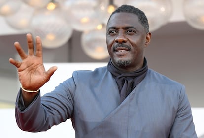El actor británico Idris Elba llega a la proyección de 'A House of Dynamite' durante la 82ª edición del Festival Internacional de Cine de Venecia, el 2 de septiembre de 2025.
