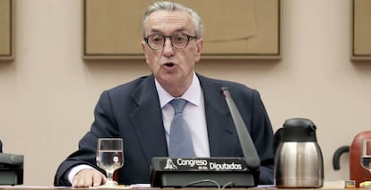 El presidente de la CNMC, Jos&eacute; Mar&iacute;a Mar&iacute;n Quemada, en el Congreso 