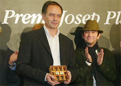 Antonio Soler, izquierda, y Javier Puebla, en la entrega del Nadal.