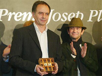 Antonio Soler, izquierda, y Javier Puebla, en la entrega del Nadal.