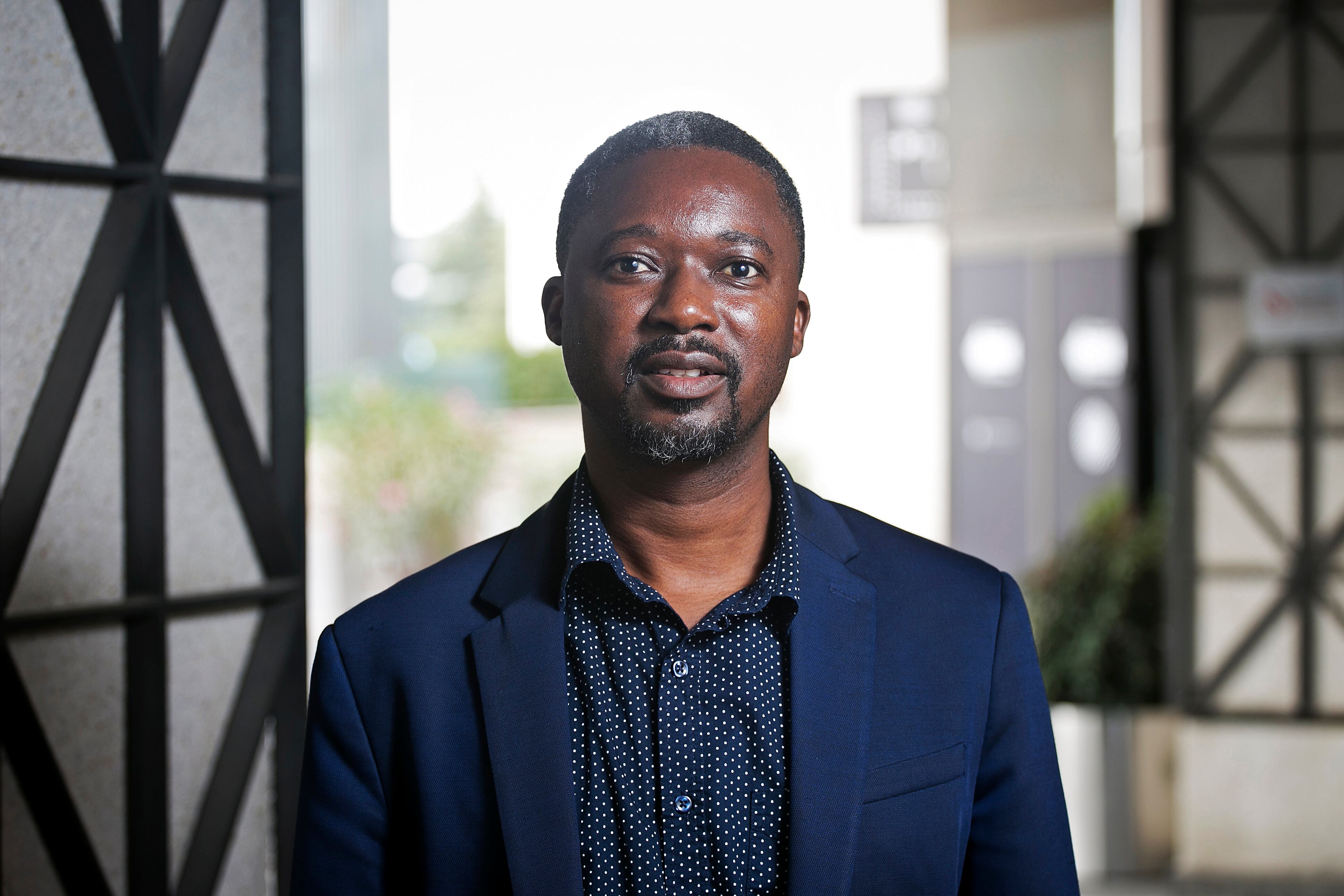 Muyatwa Sitali, director ejecutivo en funciones de Agua y Saneamiento para Todos (SWA, por sus siglas en inglés), el 20 de octubre en Madrid. 