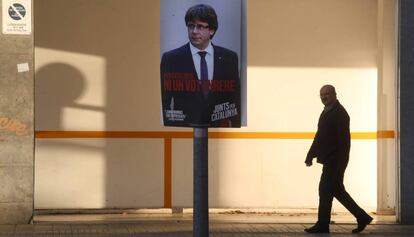 Cartell de propaganda electoral de Carles Puigdemont el 10-N.