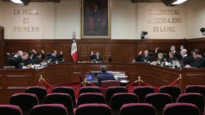 El pleno de la Suprema Corte de Justicia de la Nación