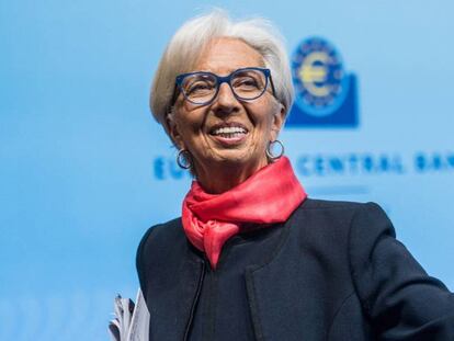 Christine Lagarde, presidenta del BCE. 